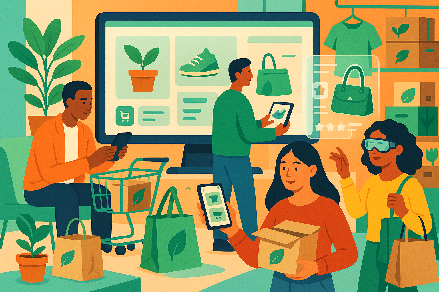 Image d'illustration sur l'essor des plateformes de e-commerce